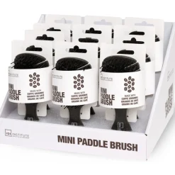 IDC INSTITUTE 100% BIODEGRADABILE NATURAL FIBERS MINI PADDLE BRUSH COFFEE