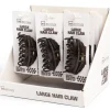 IDC INSTITUTE 100 BIODEGRADABILE NATURAL FIBERS PINZA LARGE CLAW COFFEE