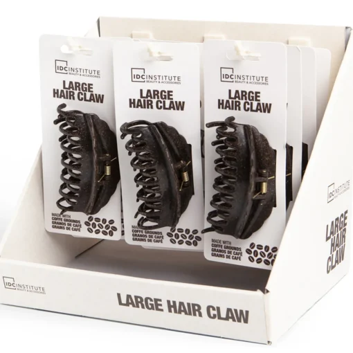 IDC INSTITUTE 100 BIODEGRADABILE NATURAL FIBERS PINZA LARGE CLAW COFFEE