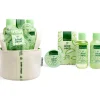 IDC INSTITUTE ALOE VERA SPA SET 4 PZ  (BODY LOTION VASO 50 ML - BATH SALTS - SHOWER GEL 150 ML - BUBBLE BATH 150 ML)