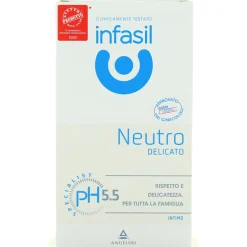 INFASIL DETERGENTE INTIMO NEUTRO DELICATO PH 5.5 200 ML.