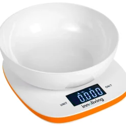 INNOLIVING BILANCIA DIGITALE CUCINA CON CIOTOLA ARANCIONE