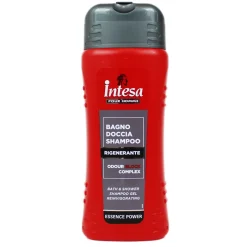 INTESA POUR HOMME BAGNOSCHIUMA DOCCIA SHAMPOO RIGENERANTE ODOUR BLOCK 500 ML