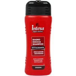 INTESA POUR HOMME BAGNOSCHIUMA DOCCIA SHAMPOO GINSENG 500 ML