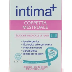 INTIMA+ COPPETTA MESTRUALE IN SILICONE MEDICALE AL 100% SIZE L