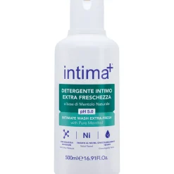 INTIMA+ INTIMO EXTRA FRESCHEZZA MENTOLO NATUTALE PH 5.0 500 ML