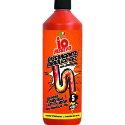 IO RISOLVO DISGORGANTE IDRAULICO GEL CON CANDEGGINA 1 LT