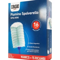 IRGE CASA PIUMINO SPOLVERELLO MANICO + 15 RICAMBI