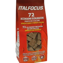 ITALFOCUS SACCO 72 ACCENSIONI ECOLOGICHE PER CAMINI STUFE E BBQ