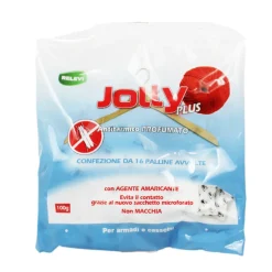 JOLLY PLUS ANTITARMICO PROFUMATO 16 PALLINE AVVOLTE BUSTA 100 GR