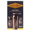 KING C GILLETTE REGOLABARBA CON 3 PETTININI