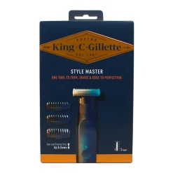 KING C GILLETTE STYLE MASTER TRIM + 3 TESTINE