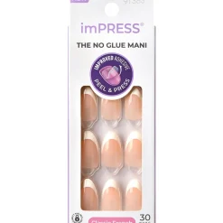 KISS imPRESS CLASSIC FRENCHE EVERLASTING 30 NAILS ADHESIVE