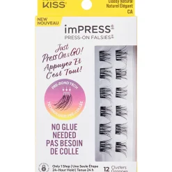 KISS imPRESS CLASSY NATURAL 12 CIUFFI CIGLIA FINTE
