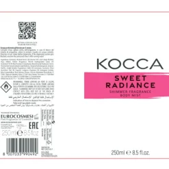 KOCCA BODY MIST SWEET RADIANCE GLITTER 250 ML