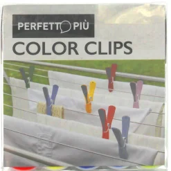 LA PIACENTINA MOLLETTE BUCATO "COLORCLIPS" CONF. 10 PZ