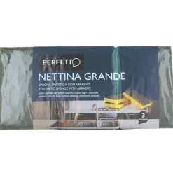 LA PIACENTINA SPUGNA ABRASIVA "NETTINA" MIS. GRANDE 3 PEZZI