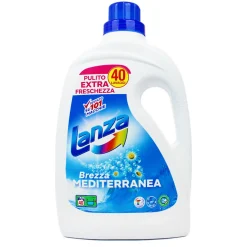 LANZA DETERSIVO BUCATO LAVATRICE LIQUIDO BREZZA MEDITERRANEA 40 LAVAGGI