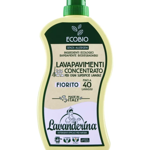 LAVANDERINA ECOBIO LAVAPAVIMENTI CONCENTRATO FIORITO 40 LAVAGGI 1000 ML
