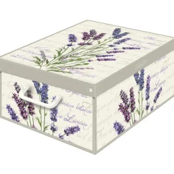 LAVATELLI SCATOLA MEDIA LAVANDA PROFUMATA 32x42x17,5