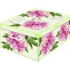 LAVATELLI SCATOLA MEDIA PEONIE 32x42x17,5