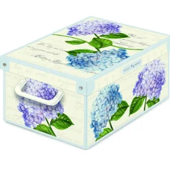 LAVATELLI SCATOLA PICCOLA ORTENSIE 25x35x17,5