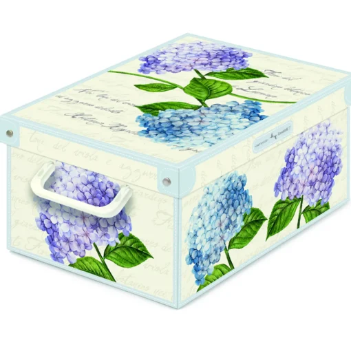 LAVATELLI SCATOLA PICCOLA ORTENSIE 25x35x17,5
