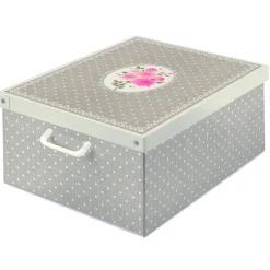 LAVATELLI SCATOLA POIS 39x50x24