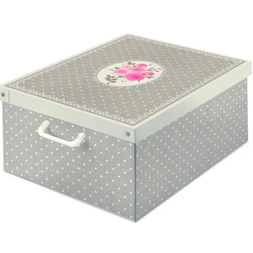 LAVATELLI SCATOLA POIS 39x50x24