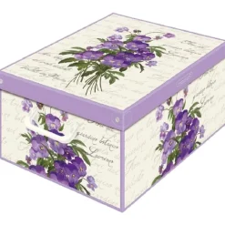 LAVATELLI SCATOLA VIOLETTE PROFUMATA 39x50x24