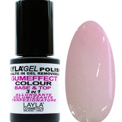 LAYLA SMALTO GEL GUMEFFECT COLOUR N.01 MILKY WHITE