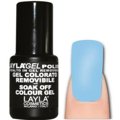 LAYLA SMALTO IN GEL COLOR REMOVIBLE LIGHT FLUO BLUE 172