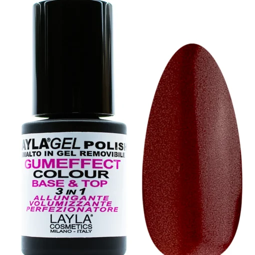 LAYLA SMALTO IN GEL COLOUR REMOVIBLE GUMEFFECT 3in1 BASE & TOP 16 GELOUSY