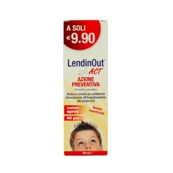 LENDINOUT ACT AZIONE PREVENTIVA INSEDIAMENTO PIDOCCHI LOZIONE SPRAY SENZA INSETTICIDI 100 ML