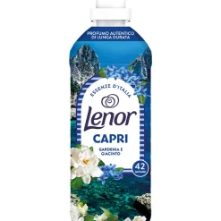 LENOR AMMORBIDENTE CONCENTRATO ESSENZE D'ITALIA CAPRI GARDENIA e GIACINTO 42 LAVAGGI 882 ML