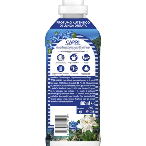 LENOR AMMORBIDENTE CONCENTRATO ESSENZE D'ITALIA CAPRI GARDENIA e GIACINTO 42 LAVAGGI 882 ML