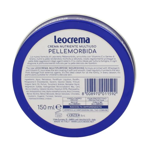 LEOCREMA CREMA CORPO NUTRIENTE MULTIUSO PELLE MORBIDA 150 ML
