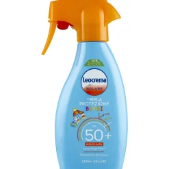 LEOCREMA SOLARE BIMBI SPRAY TRIPLA PROTEZIONE RESISTENTE ALL'ACQUA SPF50+ 250 ML