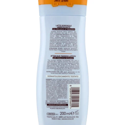 LEOCREMA SOLARE LATTE DOPOSOLE ABBRONZANTE 200 ML