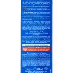 LEOCREMA SOLARE TRIPLA PROTEZIONE CREMA VISO IDRATANTE SPF50+ 50 ML