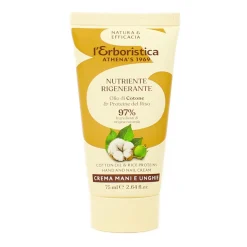 L'ERBORISTICA CREMA MANI & UNGHIE NUTRIENTE RIGENERANTE OLIO DI COTONE PROTEINE DEL RISO TUBO 75 ML