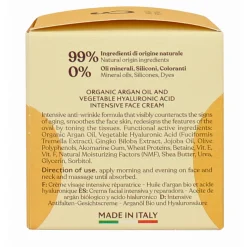 L'ERBORISTICA CREMA VISO OLIO DI ARGAN E ACIDO JALURONICO VEGETALE 50 ML.