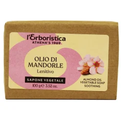 L'ERBORISTICA SAPONE VEGETALE ALL' OLIO DI MANDORLE LENITIVO 100 grammi