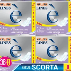 LINES e' CON ALI PACCO SCORTA 36+8 PEZZI