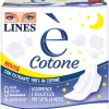 LINES e' COTONE NOTTE CON ALI 9 PZ  ASSORBENTI