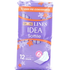 LINES IDEA SOTTILE GIORNO ALI RIPIEGATO IN BUSTINA 12 PZ