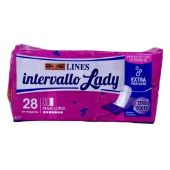 LINES INTERVALLO LADY PLUS MAXI LONG 28 PZ  PROTEGGI SLIP