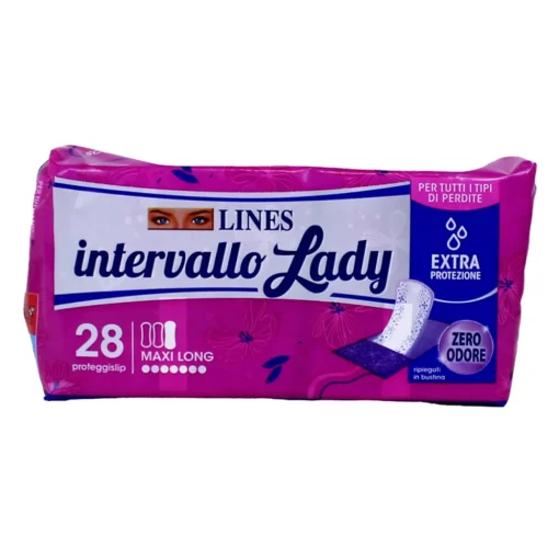 LINES INTERVALLO LADY PLUS MAXI LONG 28 PZ  PROTEGGI SLIP