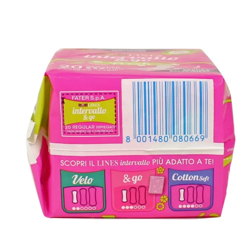LINES INTERVALLO RIPIEGATI FRESH 20 PZ. SALVASLIP