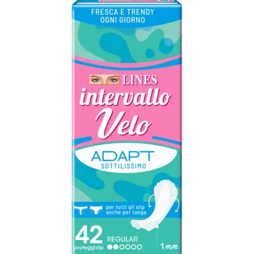 LINES INTERVALLO VELO ADAPT SOTTILISSIMO REGULAR 42 PZ